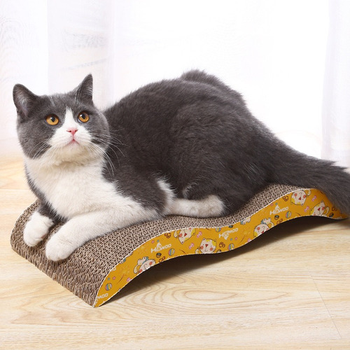 Rascador Para Uñas De Gatos De Cartón Corrugado (xxl) Pro-2