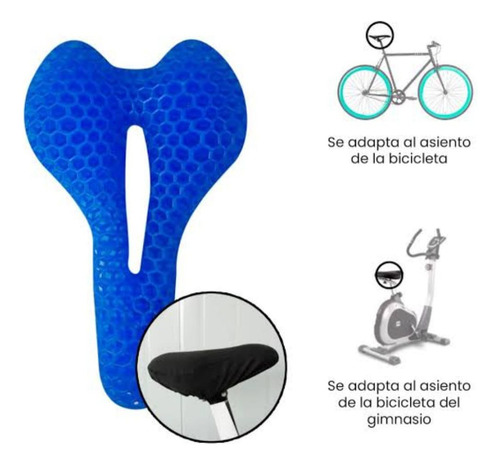 Asiento Funda Cobertor De Gel Sillin Bicicleta Anatomico