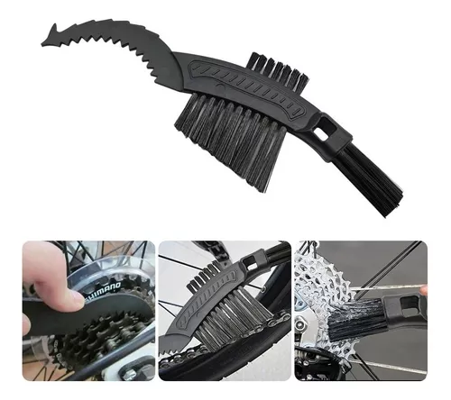 Arandela de cadena de motocicleta, cepillo de mantenimiento de cadena de  Moto multiusos, removedor d JShteea Accesorios para autos y motos