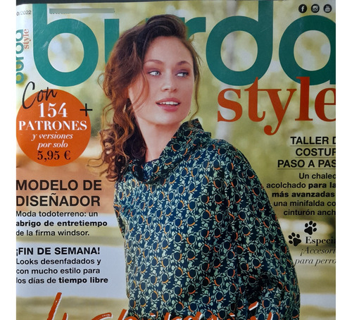 Revista Burda Style Varias Ediciones Moldes Costura Parrones