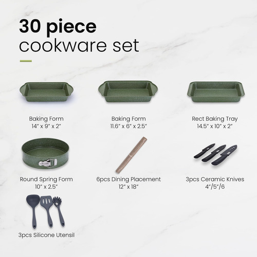 Conjunto De Utensílios De Cozinha Kitchen Academy Nonstick 3