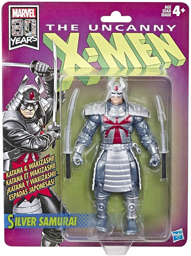 Marvel Legends 6  Figures - Legends Retro Silver Samurai