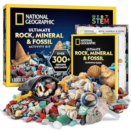 National Geographic Caja De Coleccion Rock Para Niños