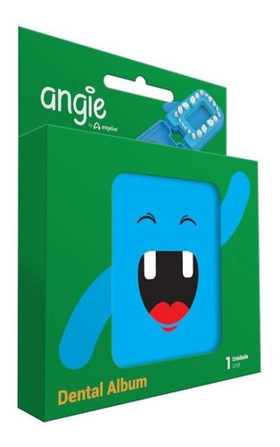 Estojo Caixa Porta Dente De Leite Azul Angie ®