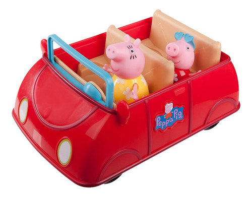 Peppa Pig Little Red Car Con Mommy Original