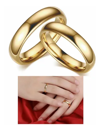 Anillos Sortijas De Oro 18k de Compromiso Matrimonio Boda Para