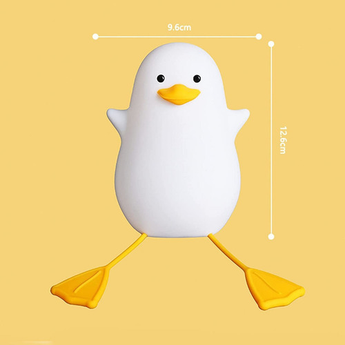 Luz Nocturna Led De Pato Luz Nocturna De Silicona Para Niños