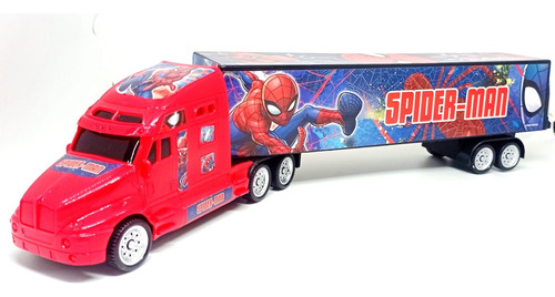 Camion A Friccion Spiderman 37cm Marvel En Mi Cielo Azul