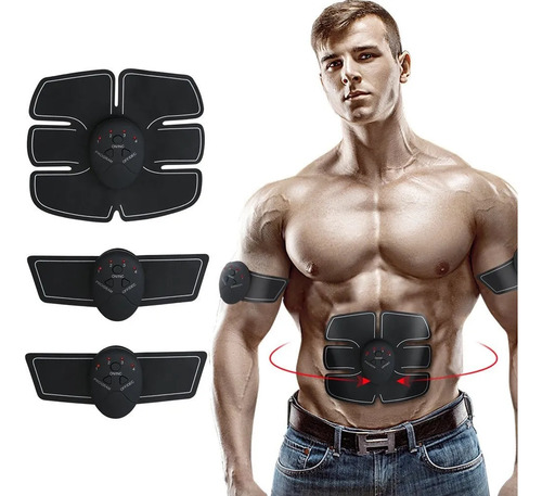 Electroestimulador Muscular Abdominal Y De Brazos Tonificador Ems Con Gel Reutilizable Entrenamiento En Casa Para Hombre Y Mujer Reafirma, Fortalece Y Moldea Sin Esfuerzo