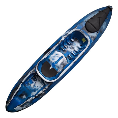 Caiaque Mandi Com Remo - Caiaker Cor Azul Camuflado