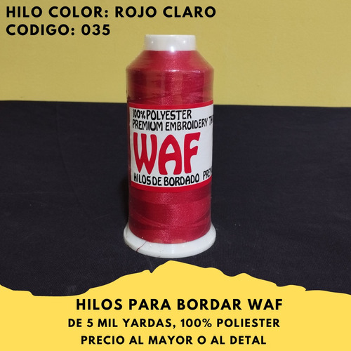 Hilos De Bordar 100% Poliéster, Al Detal.