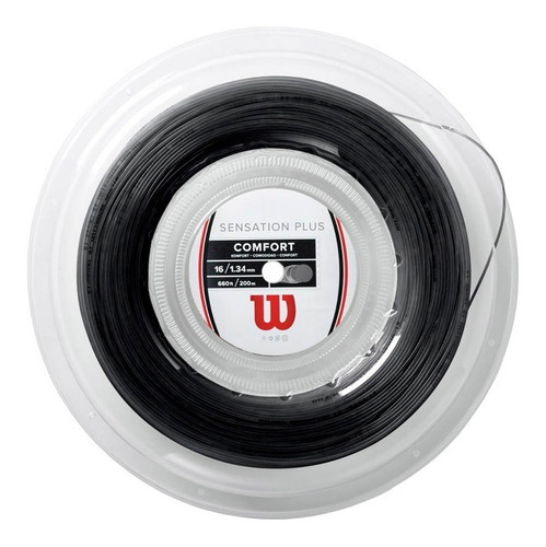 Cuerda Para Raqueta Tenis Wilson Sensation Plus 16 - 200 Mts