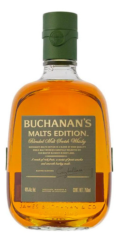 Paquete De 3 Whisky Buchanans Malts Edition 750 Ml
