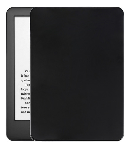 Funda De Tableta Tpu Negra Esmerilada Para Amazon Kindle 201
