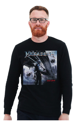 Polera Ml Megadeth Dystopia Metal Impresión Directa