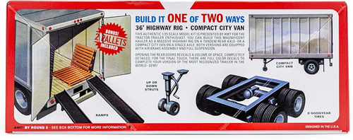 Amt Big Rig Semirremolque A Escala 1:25 Kit De Modelo