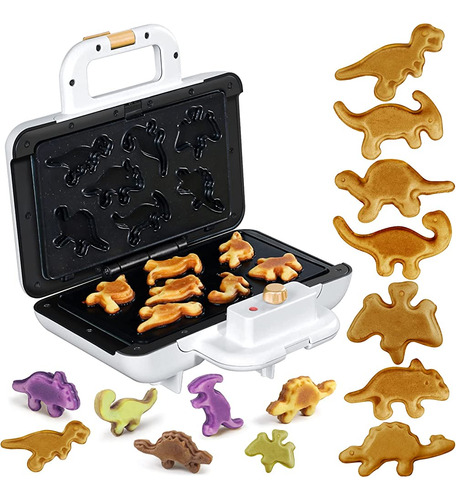 Mini Waffle Maker Dinosaur Waffle Iron Para Niños 7 Unique D