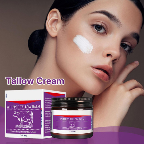 Crema Hidratante Facial X Tallow, Sebo De Ternera Para 60 G,