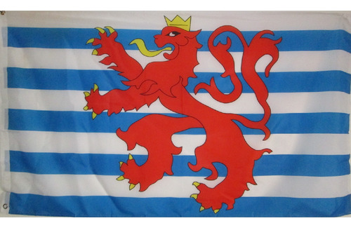 Bandera Luxemburgo Tamaño 90x150 Cm Doble Faz Tela Poliester