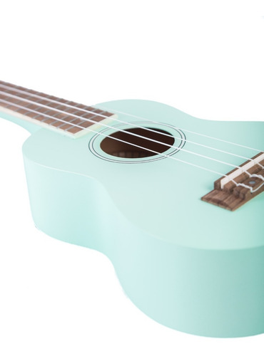 Ukelele Concierto Bamboo Bu-23 Lgn Verde Agua Con Funda