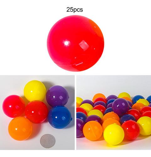25 Piezas De Bolas De Bingo Bolas De Llamada Accesorios Rojo