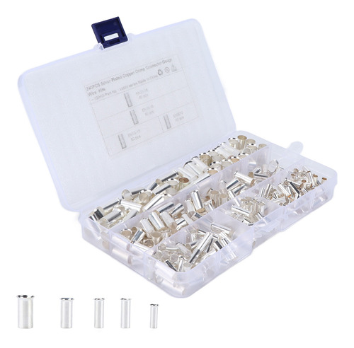 Kit De Casquillos De Alambre Crimp Terminal De 240 Piezas Co