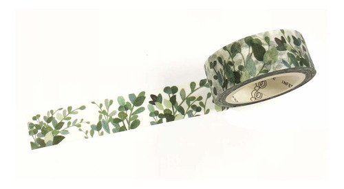 Wrapables Flowers And Greens Washi Cinta Adhesiva (0.591 in 