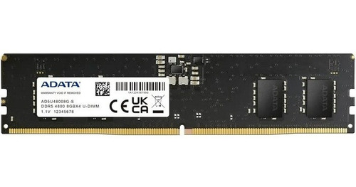 Memoria Ram Ddr5 Adata 8 Gb 4800mhz Pc5-38400 Nueva!