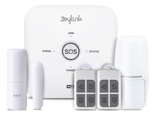 Kit Alarma Casa Gsm Wifi Inalambrica Ft-k7 Tuya Alexa Google