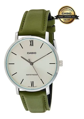 Reloj casio hombre correa de cuero clearance