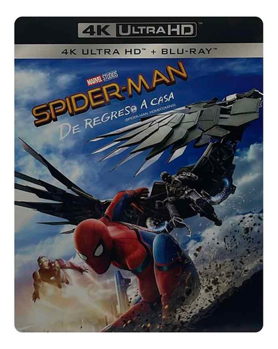 Spider - Man De Regreso A Casa Película 4k Ultra Hd + Bluray