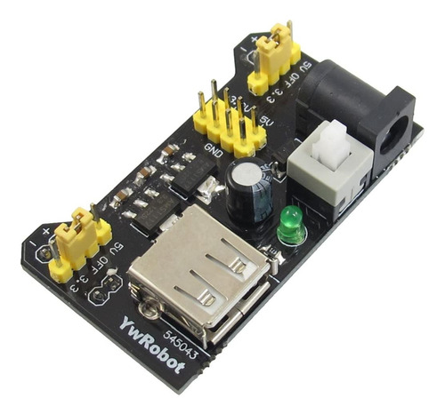 2 Modulos De Alimentación Para Protoboard Mb102 3.3v 5v