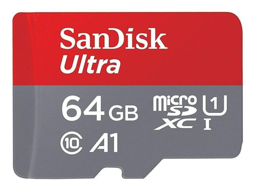 Tarjeta de memoria SanDisk SDSQUAR-064G-GN6MN  Ultra con adaptador SD 64GB
