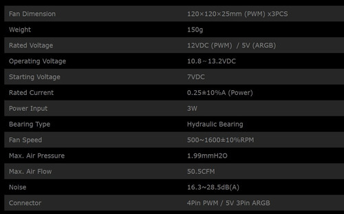 Imagen 8 de 10 de Set 3x Coolers Pwm 120mm Argb Id-cooling Zf Blancos !