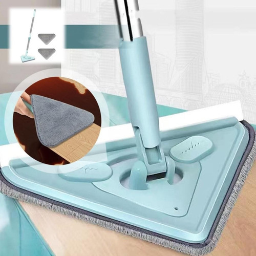 Desentupidor De Ar Alta Pressão Pia Vaso Encanamento + Brinde Mop Triangulo Ajustável Verde Limpa Vidro Chão Piso