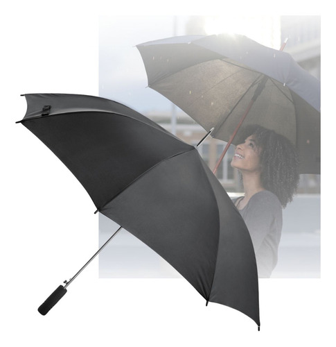 Kit 10 Guarda Chuva Portaria Grande Automático Resistente Marca Classe JL Cor Preto