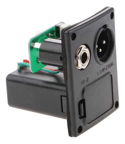 9v Caso Caja De Recogida Eq Guitarra Baja W Circuito