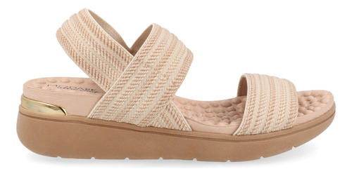 Sandalia Casual Modare Color Latte Para Mujer 4400012