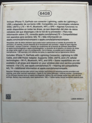 Apple Iphone 11 (64 Gb) - (product)red En Caja Original Rojo (Usado)