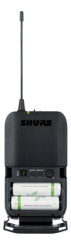 Sistema Sem Fio Shure Blx14r/w85-m15 Lapela Cor Preto
