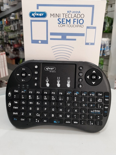 Mini Teclado Sem Fio Kp-2031a