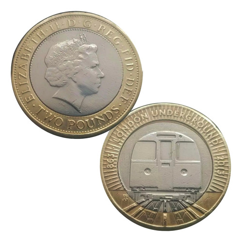 Moeda Inglaterra 2013 £2 Metrô De Londres No Protetor