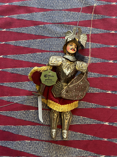 Marioneta Siciliana - Caballero Medieval Antiguo (Usado)