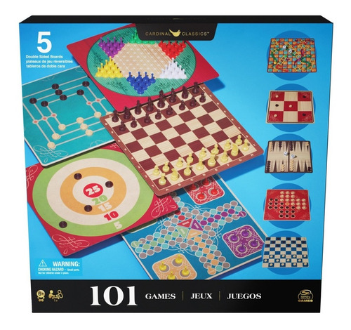 Set De 101 Juegos De Mesa Clásicos Spin Master Games 6