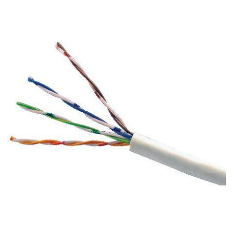 Cable Utp Blanco 25 Metros Cat5e Red Rj45 Saxxon