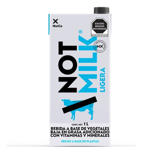 Notco, Notmilk Low Fat Pack 12 Unidades De 1 Lt