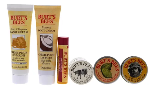 Set De Cuidado De La Piel Burts Bees En Puntas Y Dedos De Lo