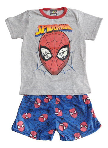 Pijama Manga Corta Messi Spider Princesas Gamer  Glow Y Mas