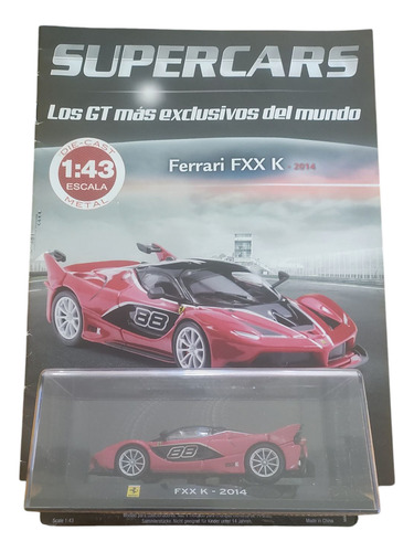 Revista Supercars Ferrari F K 2014 Y Accesorio