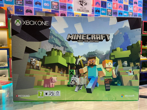 Microsoft Xbox One S 500gb Minecraft Favorites Bundle Branco (Usado)